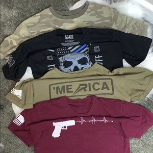 WOMENS PRO 2A T SHIRTS BUNDLE (4)